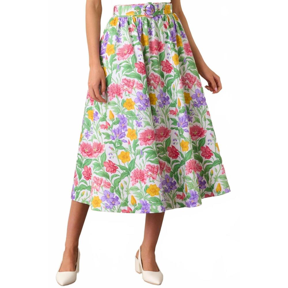 NEW PROSPERINA thena midi skirt in garden party